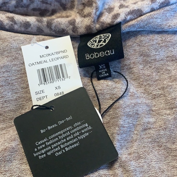 Bobeau  Draped Cardigan size XS - Picture 6 of 7